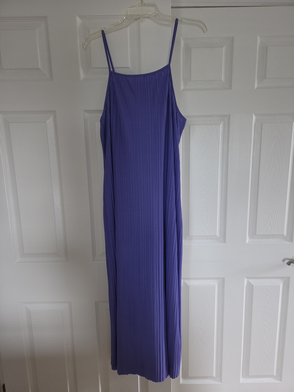 a new day Sleeveless Pleated Midi Dress - Purple (size M)